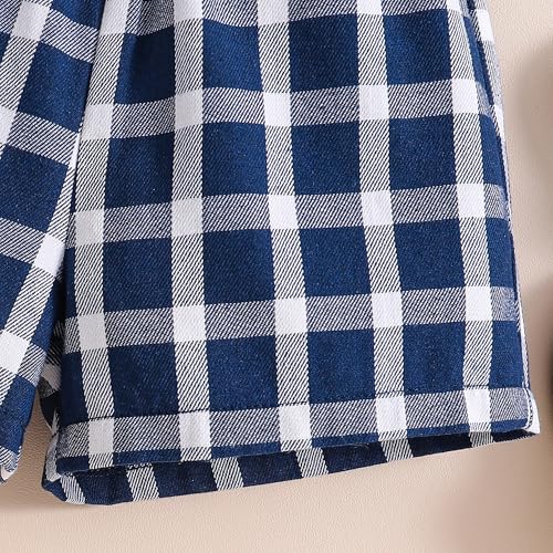 Image of Boy Clothes Kids Formal Suit 5Y Summer Short Sleeve Shirt & Shorts Gentleman Outfit 2 Piece Clothing Set