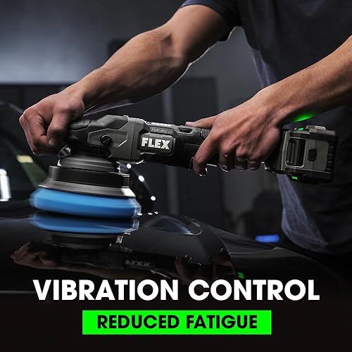 Miniatura 4 de FLEX Kit de pulidora orbital aleatoria forzada sin escobillas de 24 V con (2) batería de litio de 5.0 Ah y cargador rápido de 160 W - FX3331-2C
