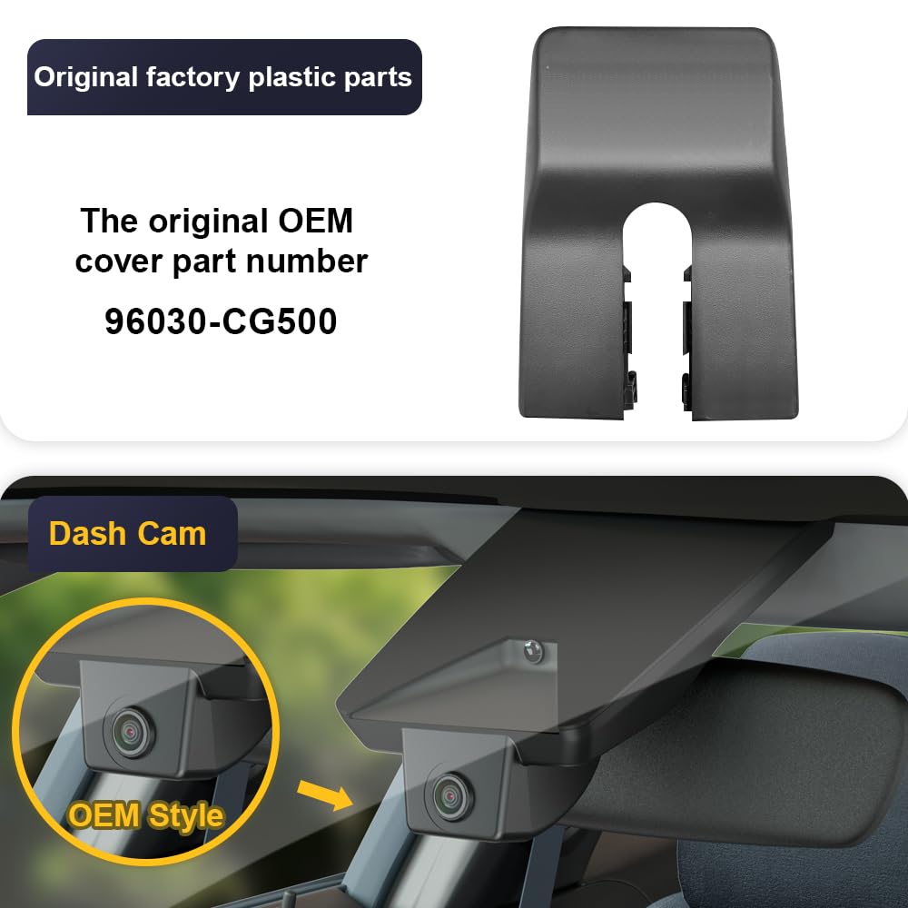 Fitcamx Dashcam 4K Convient pour Hyundai Staria 2021 2022 2023 2024 2025 (HD2-CG500), OEM Caméra de Voiture, 2160P UHD Video WiFi, G-Capteur, Enregistrement en Boucle, WDR, Plug & Play, Carte 64Go