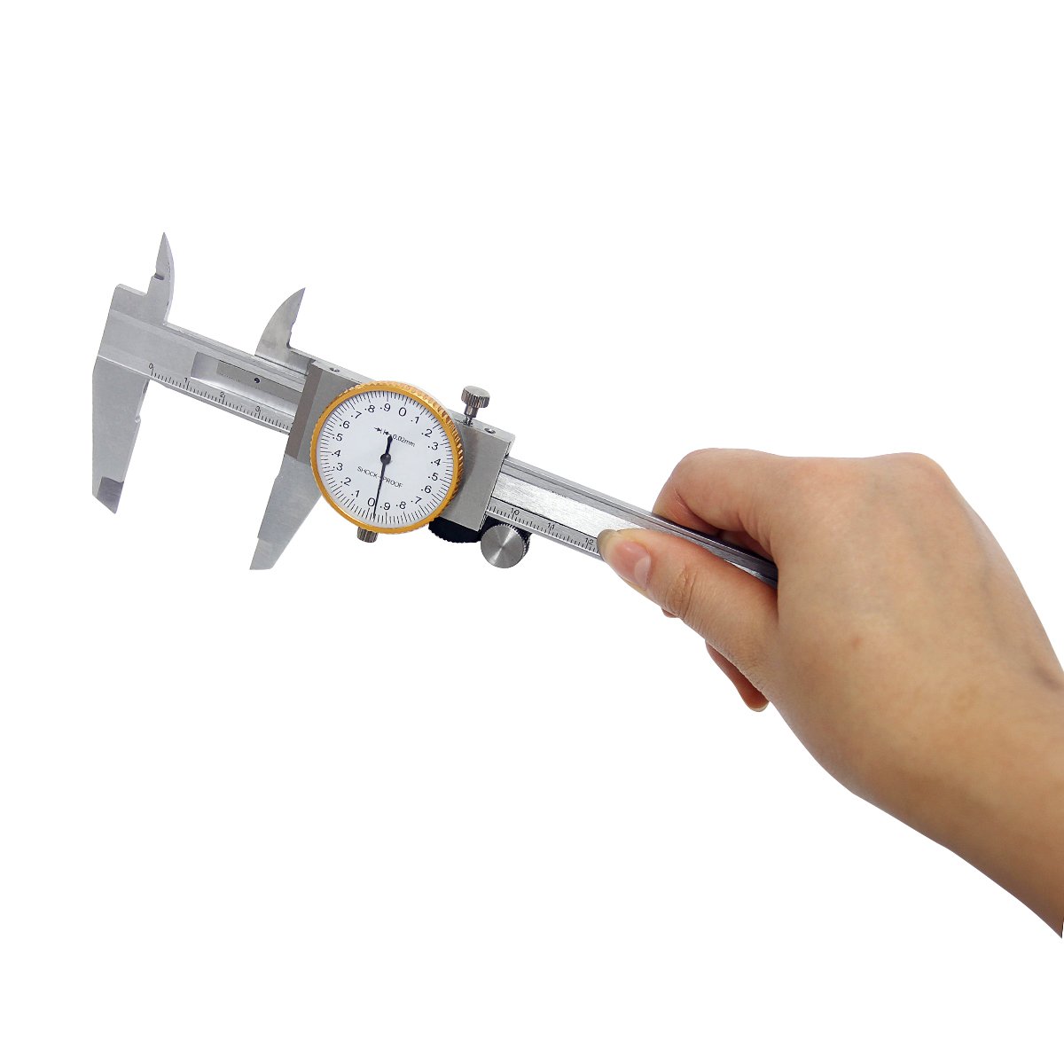 Wisamic 0-150 mm Uhrenmessschieber Dial Caliper Ablesung 0,02 mm
