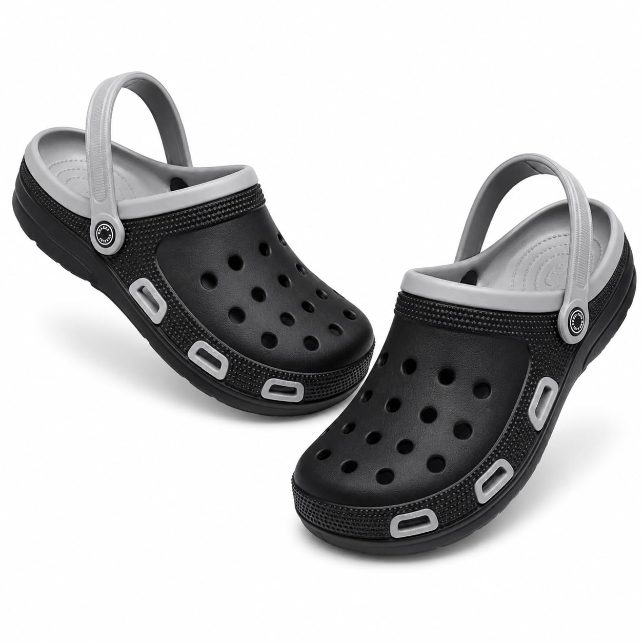 Men's Clogs Sandals for Men | Lightweight Slip On Casual Shoes | Black-picture-17