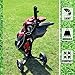 V3 Golf Push Cart 3-Wheel | 360° Swivel Front Wheel | Ultra-Lightweight & Durable Golf Caddy | Foldable & Compact for Easy Storage | Hand & Dual Brake System, Large Storage Bin | Cup & Umbrella Holder