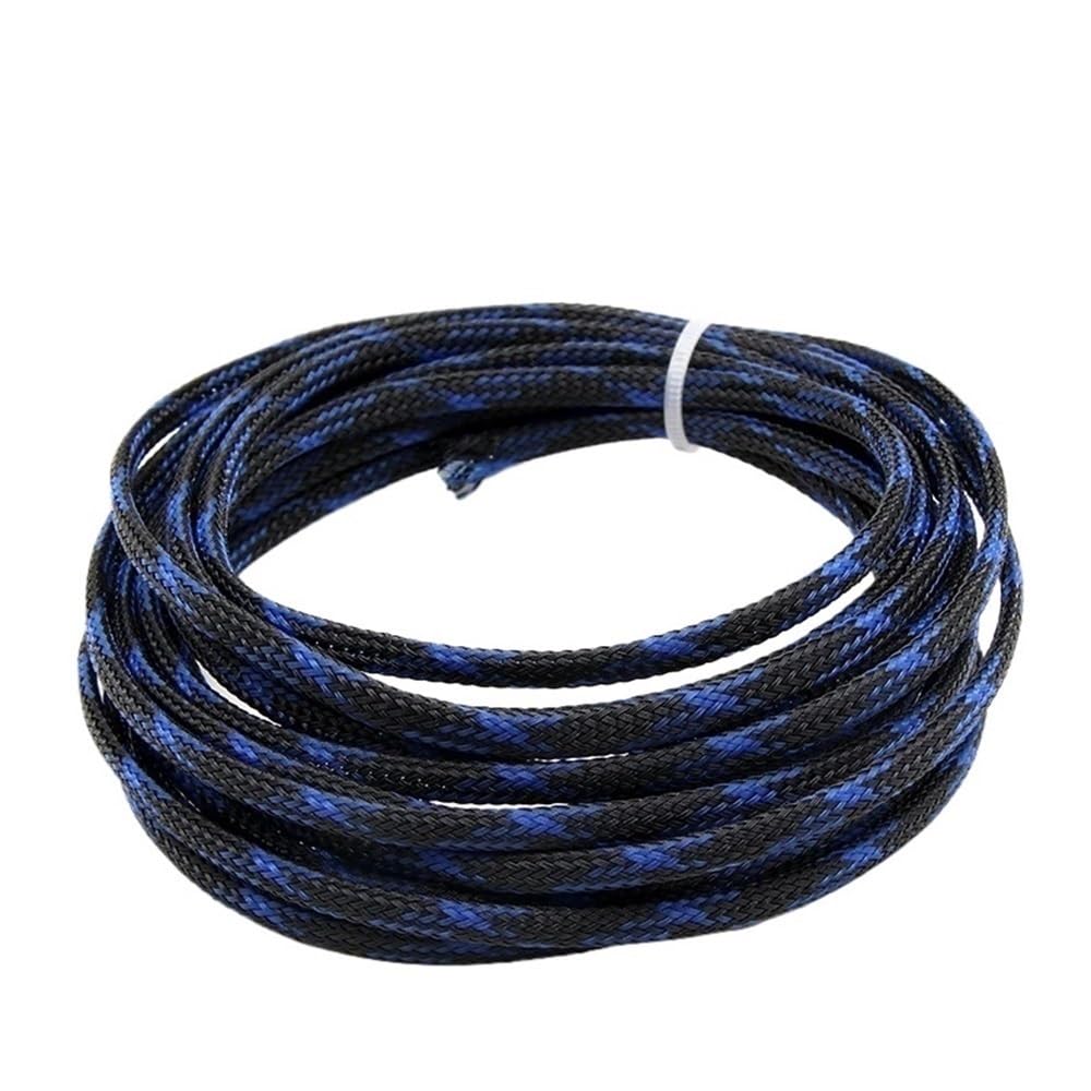 Guaina intrecciata copri cavi blu diametro interno 9 mm (3/8) lunga 30 cm Guaina intrecciata copri cavi blu diametro interno 9 mm (3/8) lunga 30 cm