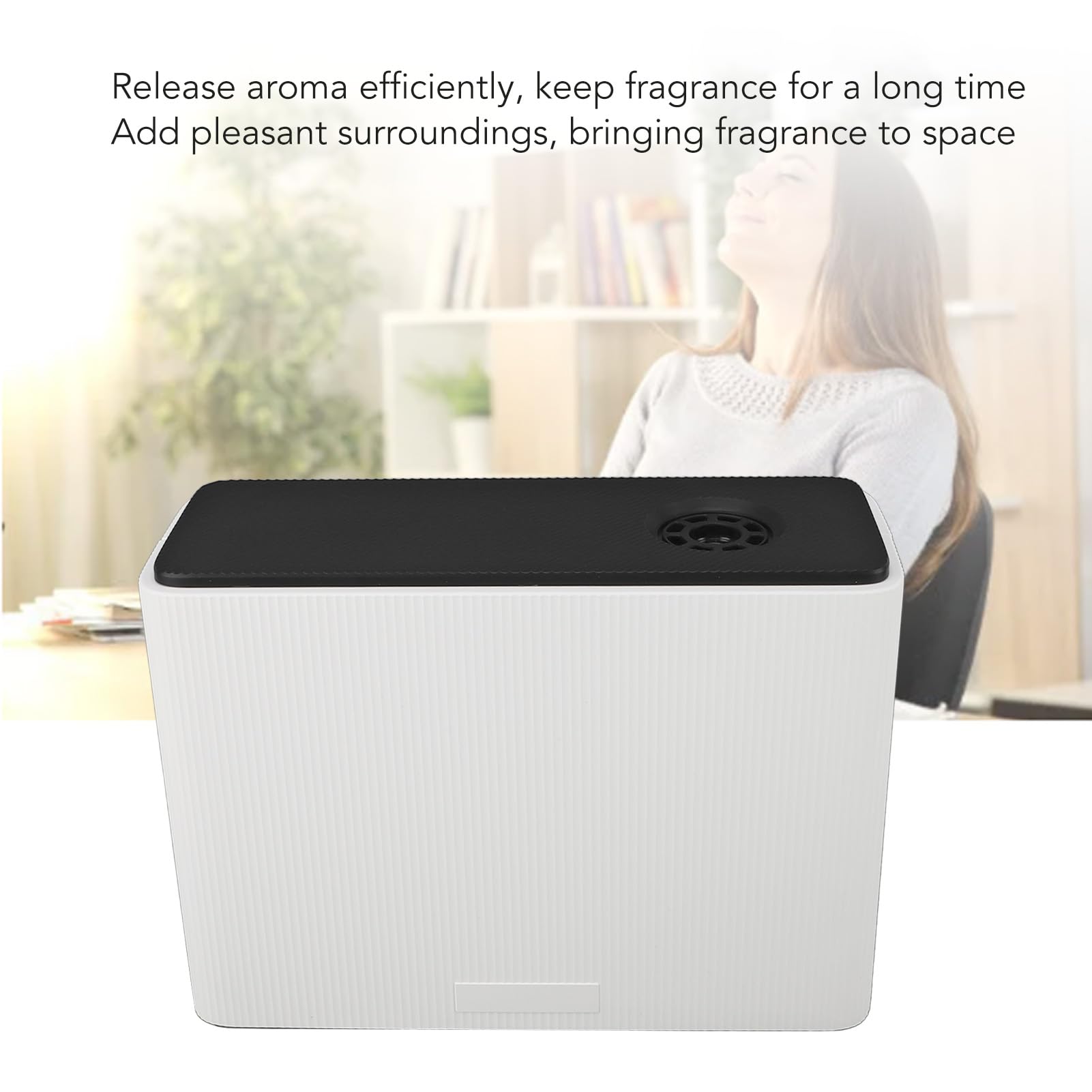 Máquina de Aire Aromático para el Hogar, Difusor de para Aceites Esenciales, Difusor Automático Inteligente de Aromaterapia de Aceites Esenciales (Enchufe europeo (100-240