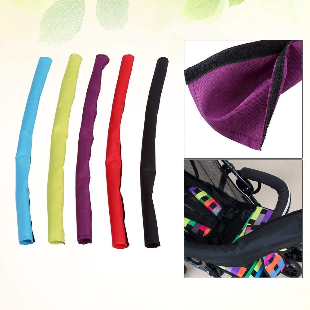 Housse De Barre De Poussette Universelle - Tissu Oxford Imperméable - 73x14cm - Couleurs Variées
