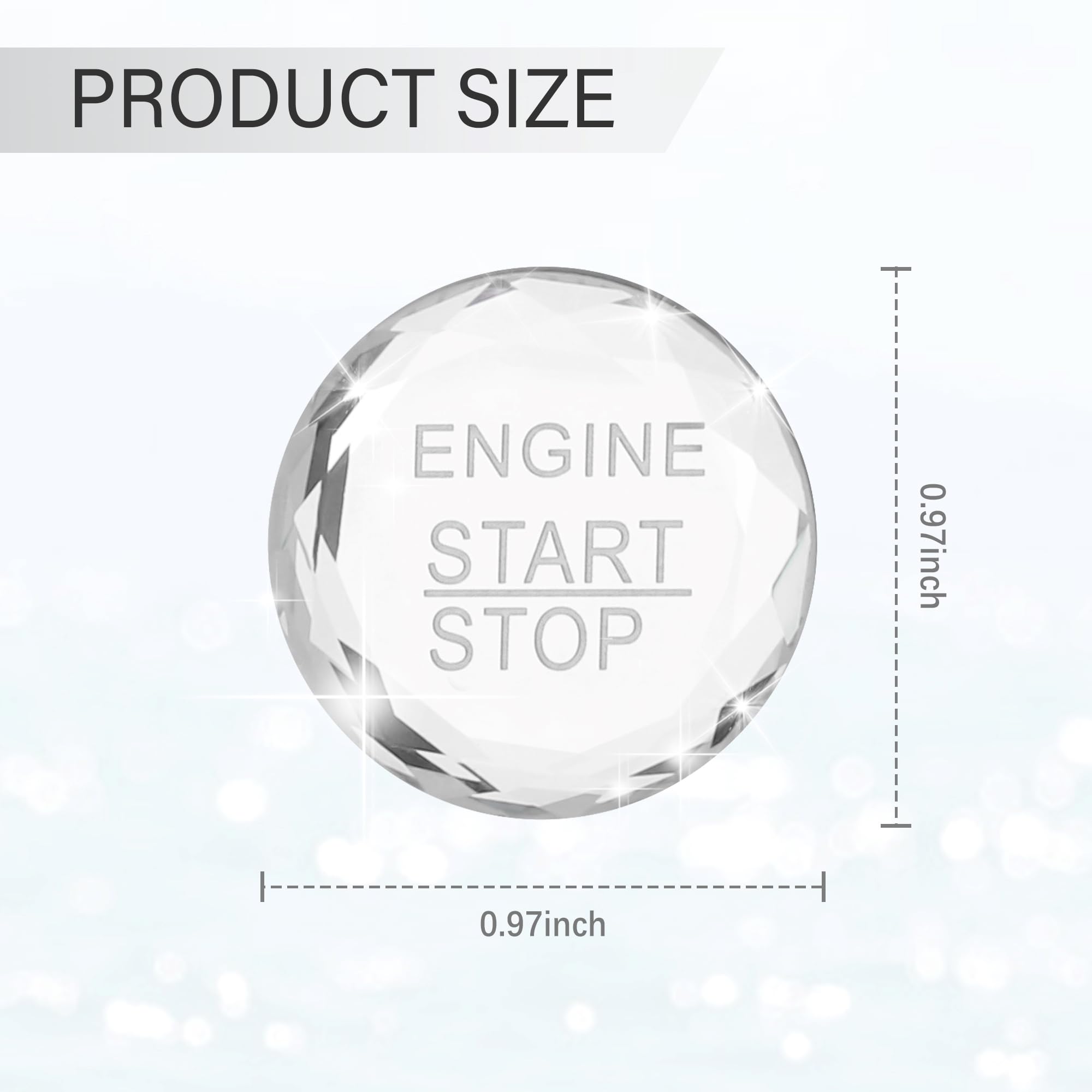 Toyota TRD Motor Interruptor De Encendido Cubierta De Botón Decoración Auto Start Stop Push Protector Para Wigo Vios Rush Innova Hilux Raize Avanza Fortuner Hiace Yaris Corolla I.418749365