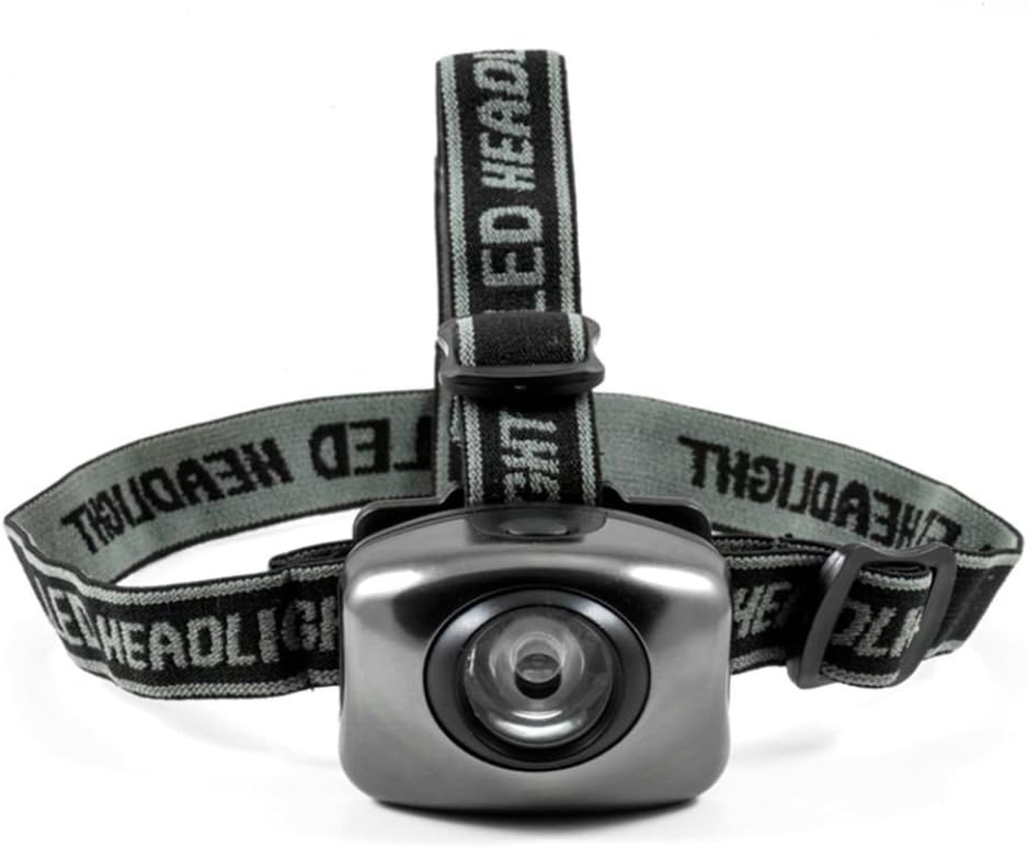 Headlamp - led 3 mode 100 Lumen Head Light - Brightest Long Range Beam, Shock & Water Resistant, Best Headlamps for Running, Camping, Hunting, Hiking, Biking, Tactical and Working - 100% Gear Creek Guaranteed!