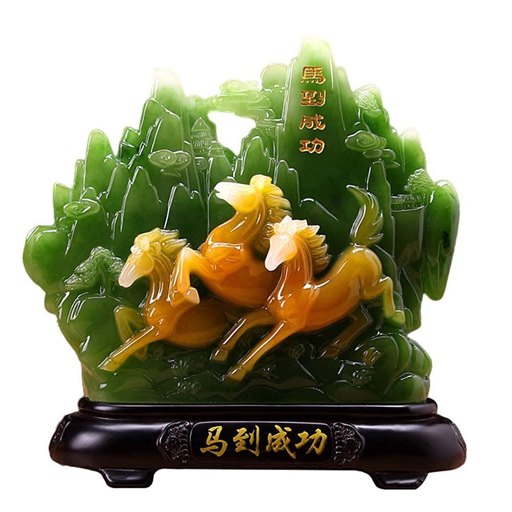 Home Decor Moderna Arte Astratta Sculture Statua Ornamenti Figurine Artigianato Decorazioni Feng Shui Figurine Buona Fortuna Bella Serie Paesaggio Scultura Ornamento Casa Ufficio Decorazione, s That