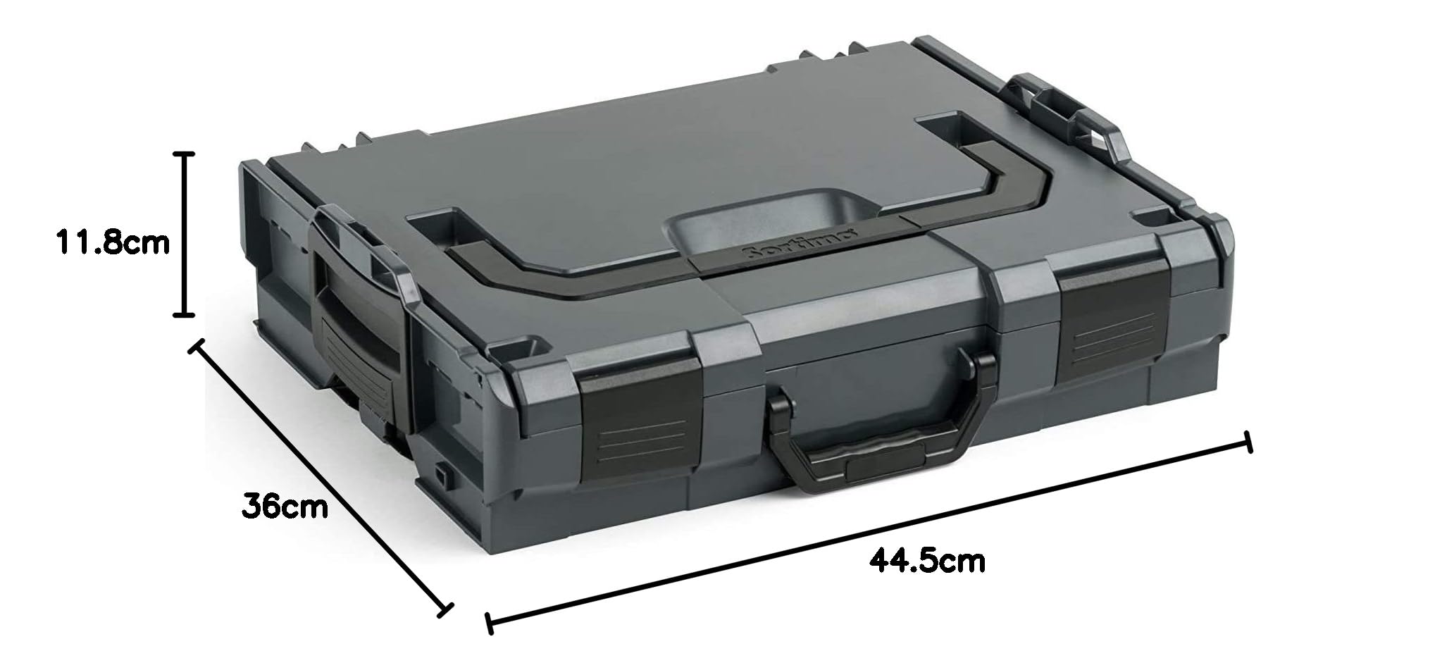 Scatola Assortimento Plastica Pieghevole L, 102 Incl. Divisori Per Scatola B3 + Deckenpolster, Cassetta Porta Oggetti Viti Ideale Cassetta Degli Attrezzi Vuota