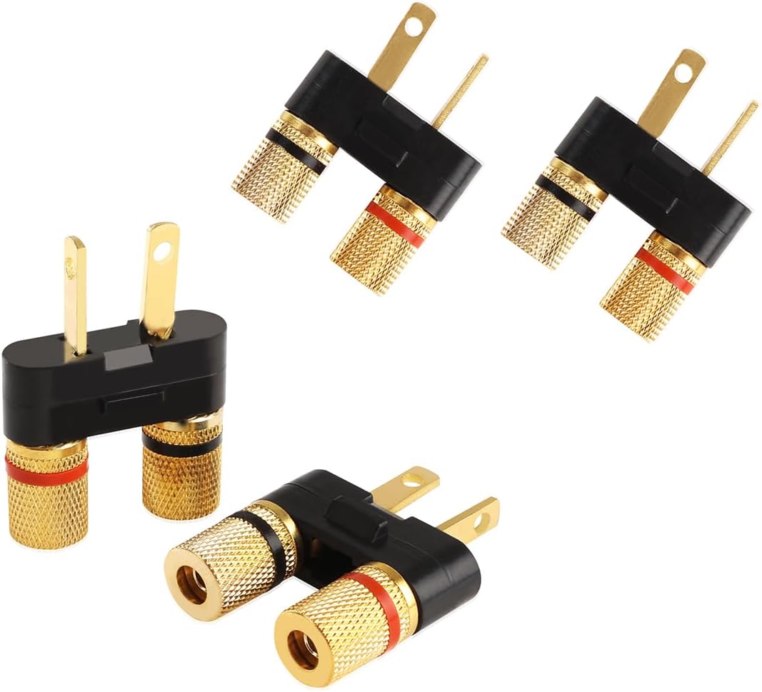 For Pioneer Speaker Banana Jack Plug Connectors SX-626 727 820 828 990 6000 (4)