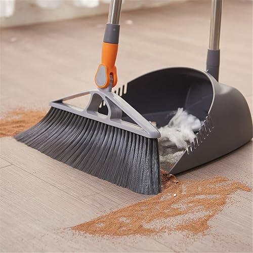 Miniatura 3 de DNATS - Juego de escoba mágica y recogedor para limpieza del hogar, cepillo plegable para el suelo, escobilla de basura para el hogar, escobilla de