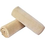 SINLAND Microfiber Facial Cloths Fast Drying Washcloth 12inch x 12inch (2pack, Cream)