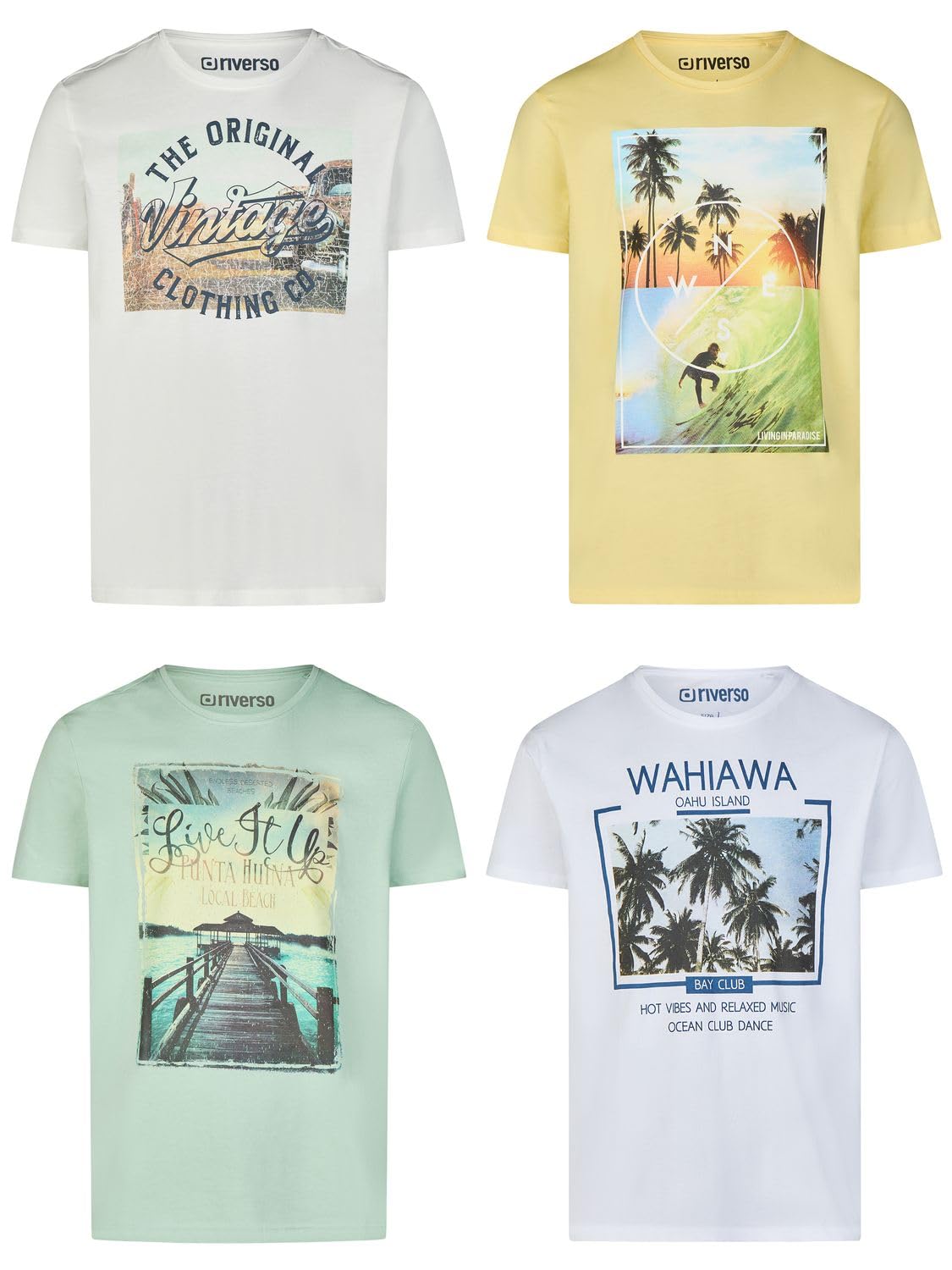 riverso Camiseta para Hombre