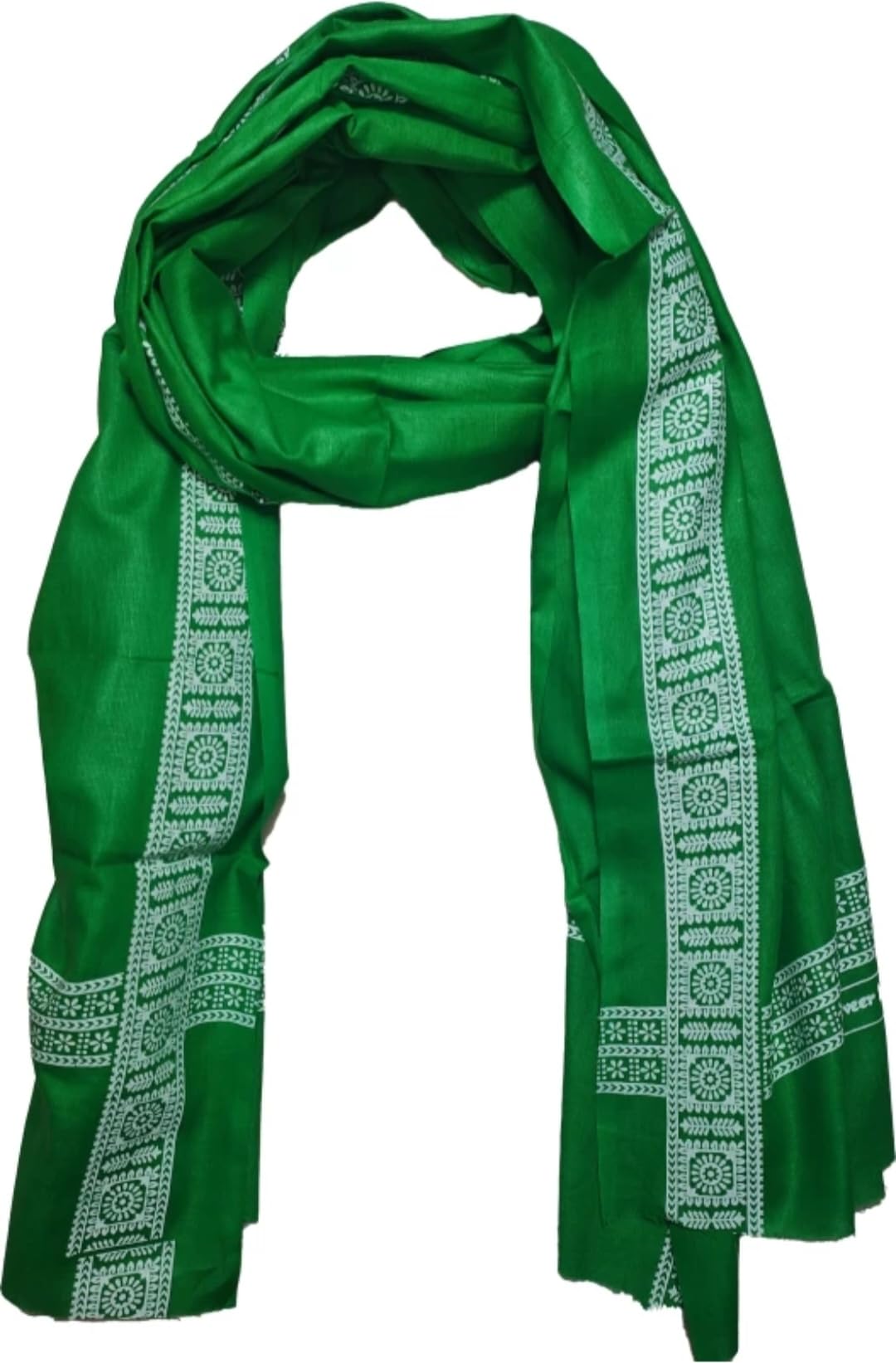 Solid Pure Cotton Men Fancy Scarf, Scarf, Stole ()_BZ_MPF GREEN GAMCHA PACK OF 1-picture-16