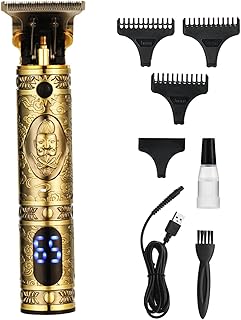 ماكينة حلاقة الشعر في جي ار للرجال من بيبيبسكي، مجموعة قص الشعر الكهربائية، ماكينة قص الشعر مع امشاط توجيه وشاشة LCD، ماكينة لاسلكية قابلة للتعديل لقص الشعر للمبتدئين والحلاقين والصالون وتشذيب الشعر