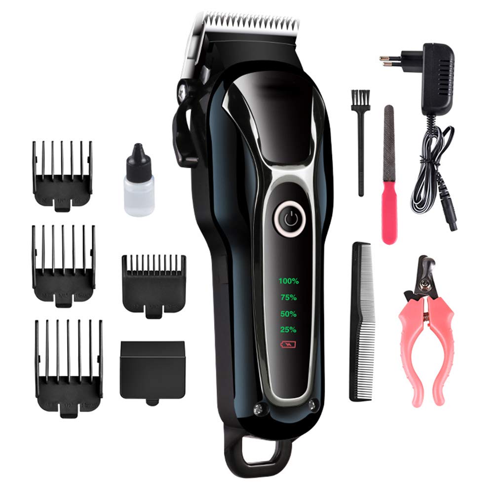 Yanghao Perro Clippers, Multi Cut Kit De Aseo del Perro, Capa Completa Peluquería Canina Clippers, De Bajo Ruido con Cable para Mascotas