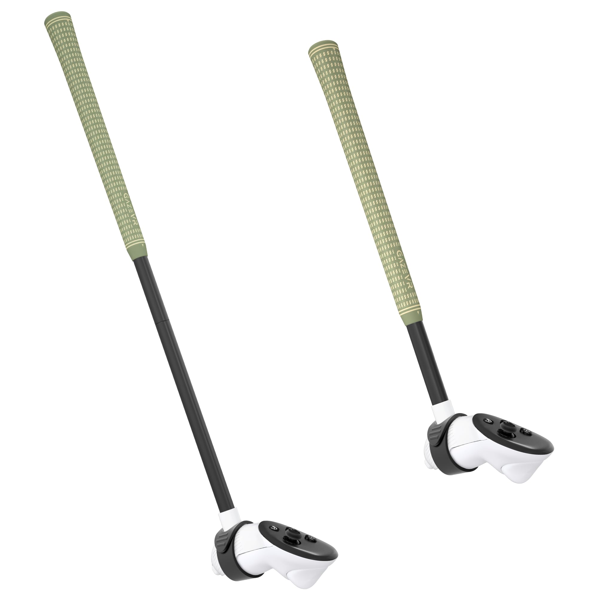 Gaze VR | VR Golf Club Attachments for Meta Quest 2 | Pro Grip | Right & Left Controllers | Blue — view 11
