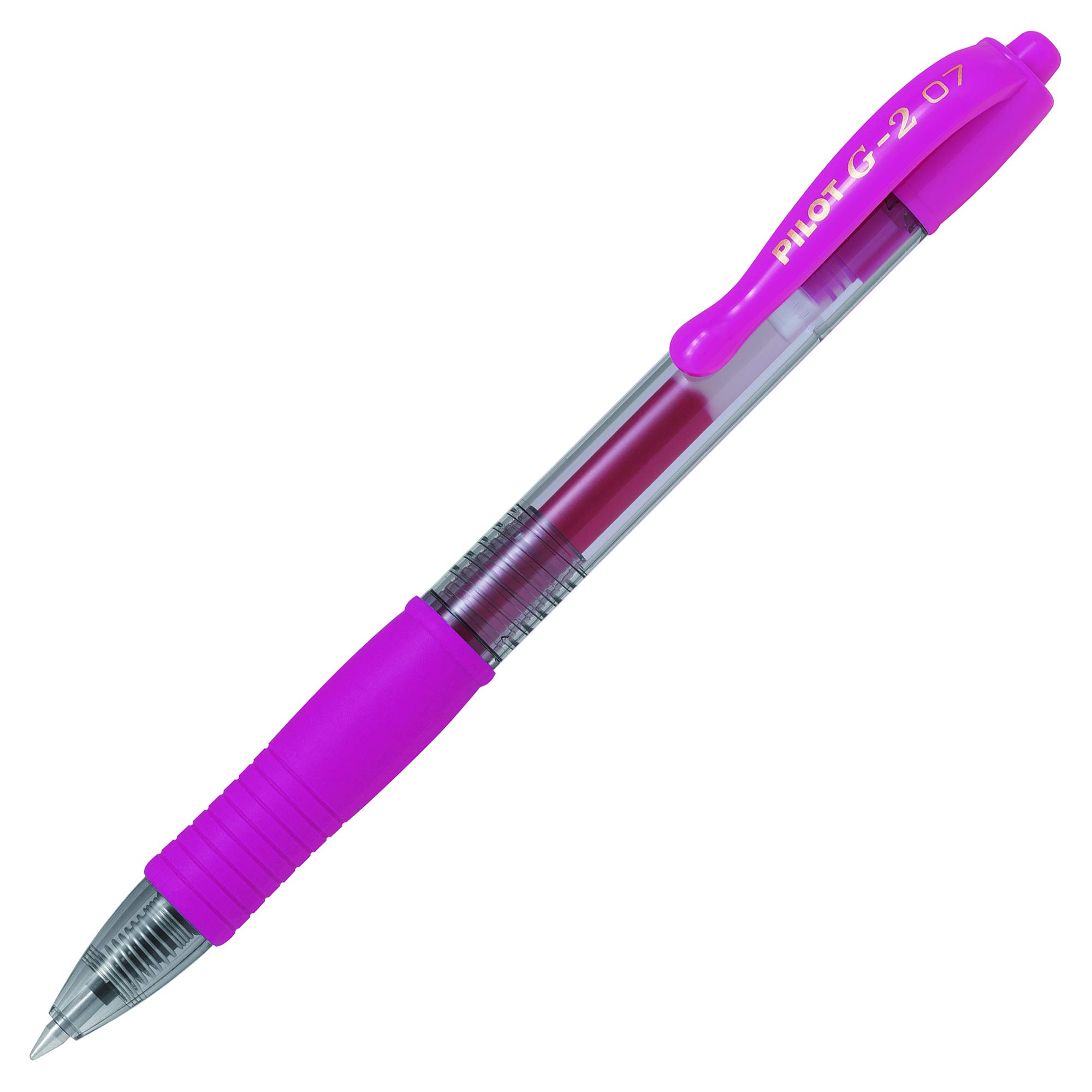 Pilot G207 Retractable Gel Rollerball 0.7 mm Tip (Single Pen) - Pink