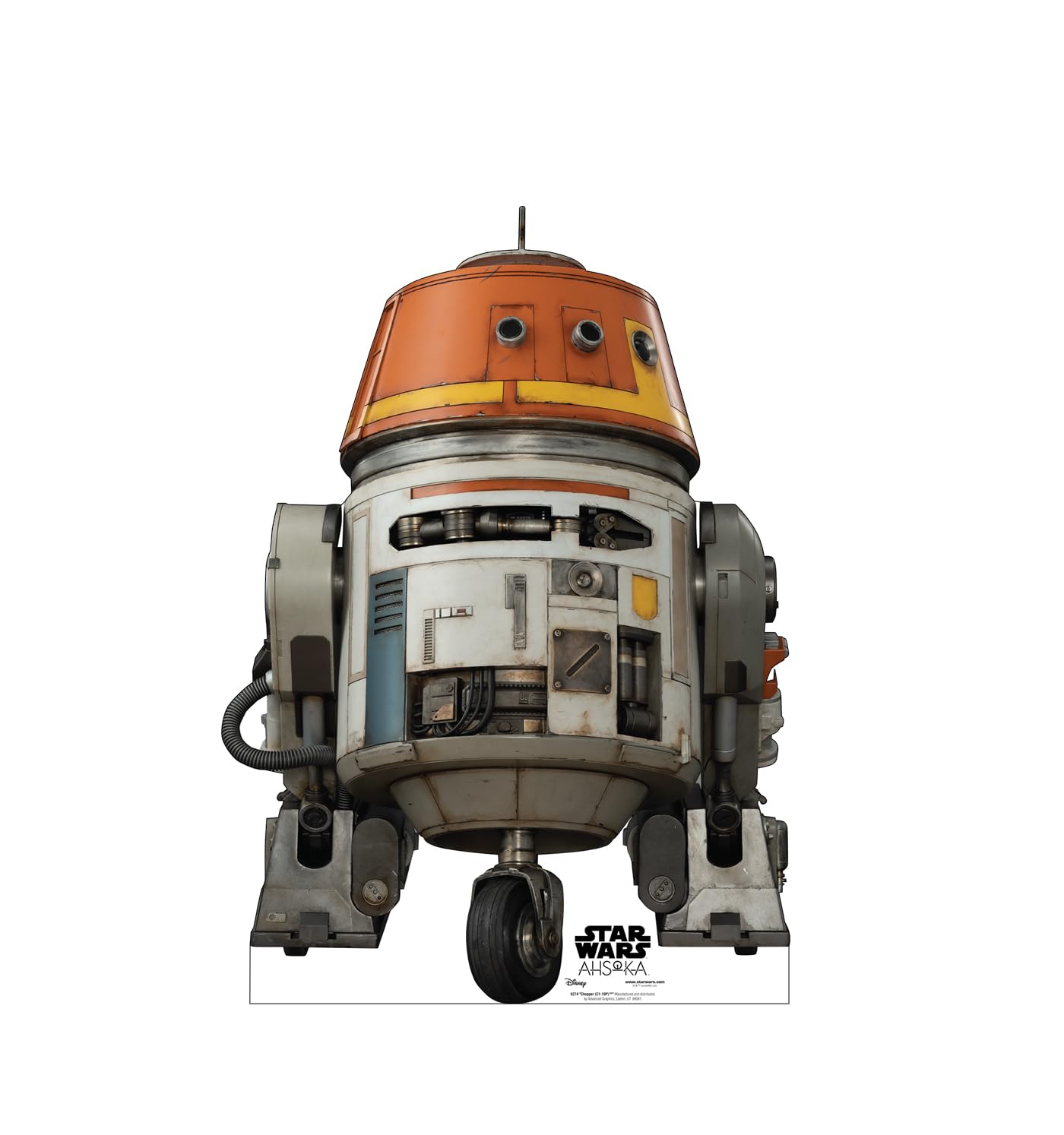 Chopper Silhouette en carton Ahsoka pour animer une soirée à thème ou décorer un salon