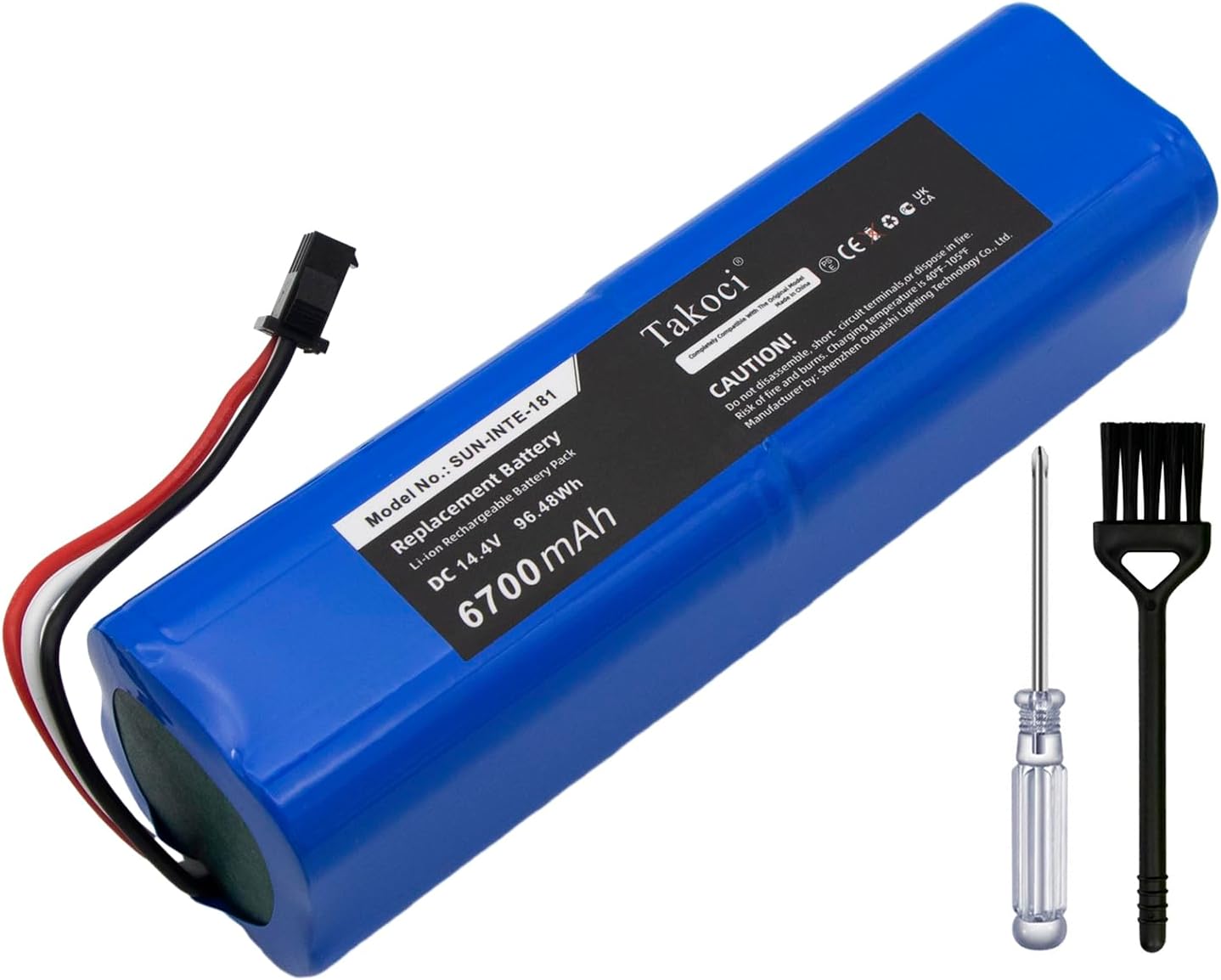 Gikysuiz 6700mAh NR18650 M264S2P RoboVac Battery