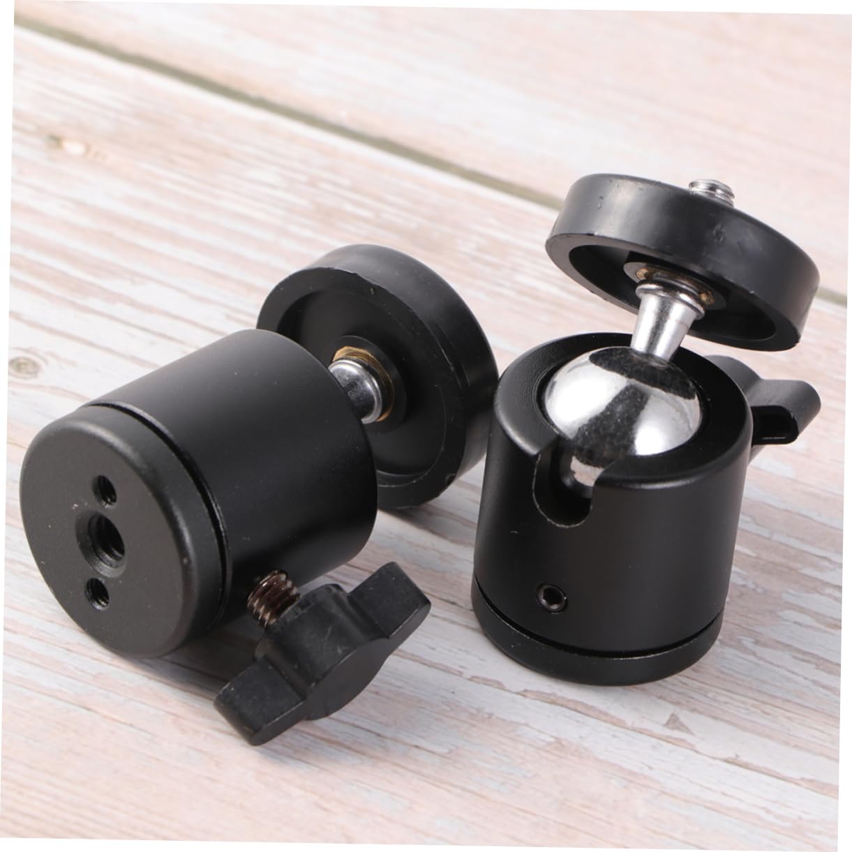 OSOLADY 2 Pcs 360 Mini Tripod Mini Head Camera Mount Tripod for Video Camera Ball Head Mount Camera Head Camera Tripod Stand Tripod Ball Head Tripod for Camera Camcorder Tripod Black