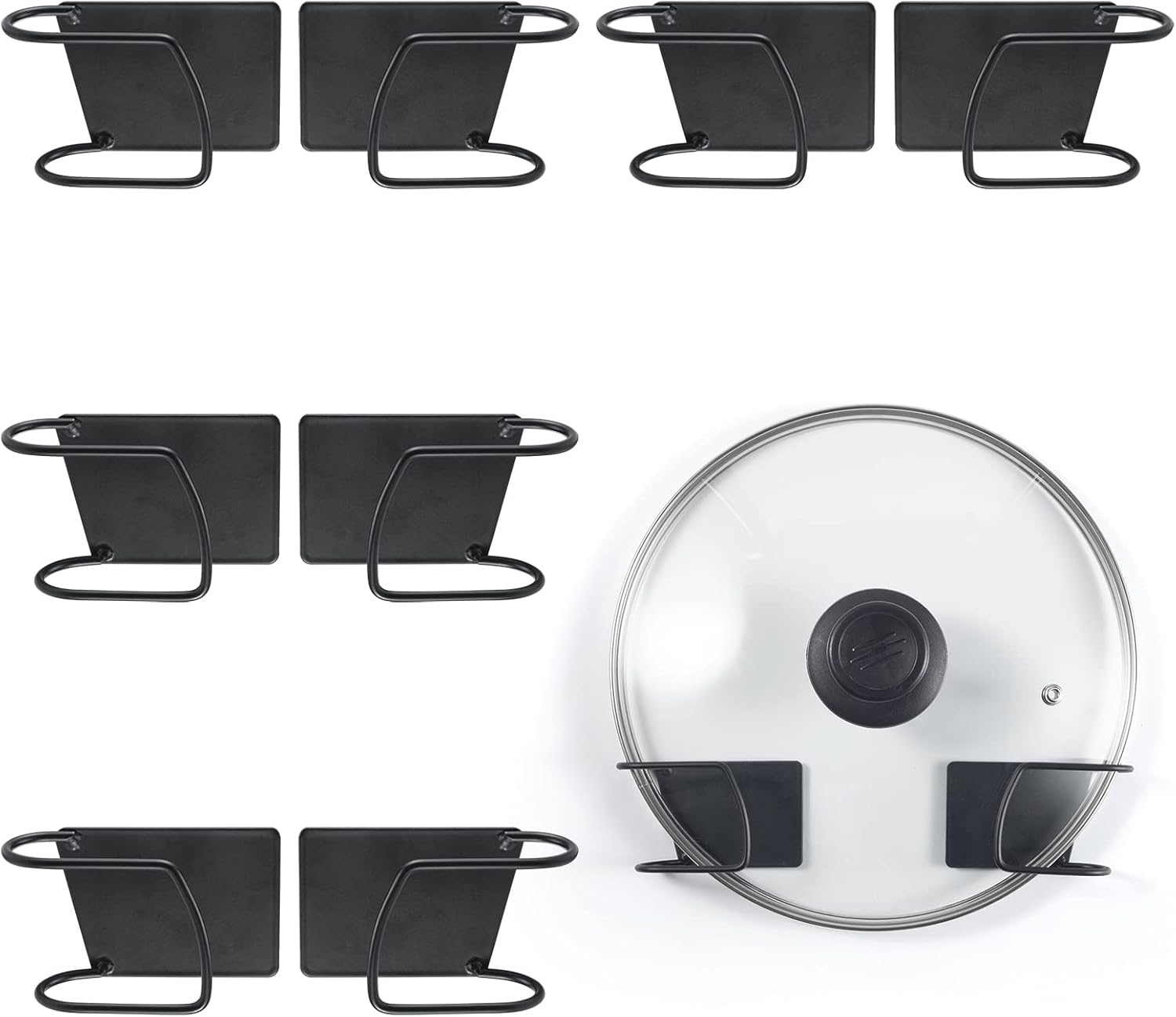 Pot Lid Organizer Pot Lid Organizer for Door Pot Lid Holder Wall Mount Pot