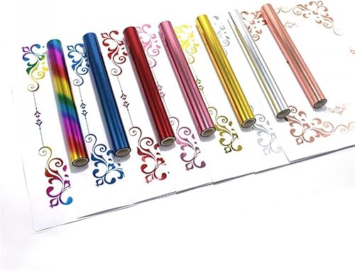 Miniatura 4 de Rollo de papel de aluminio reactivo de tóner, uso con impresora láser laminadora, papel holográfico de transferencia de calor, rollo de papel de