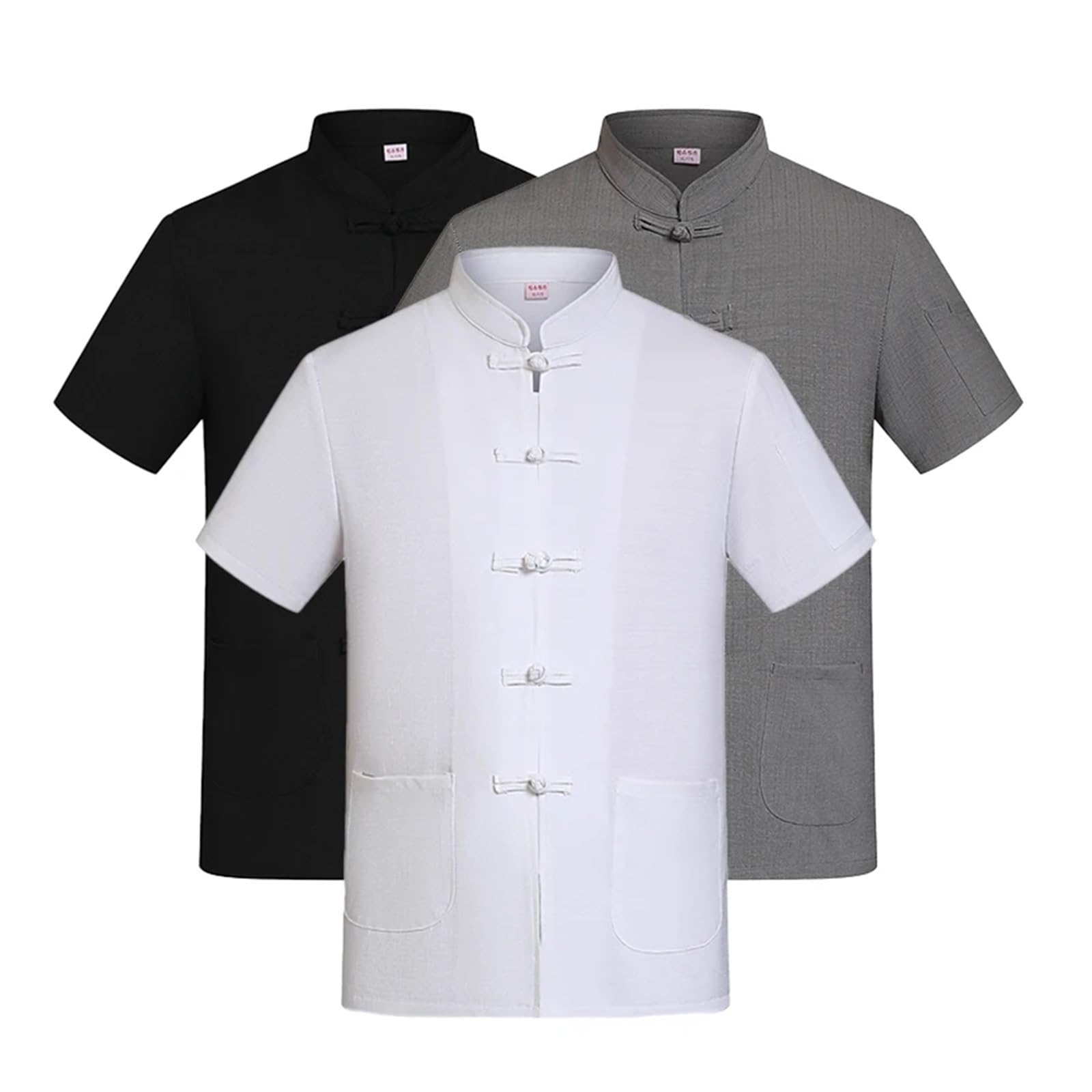 chaquetilla de cocina Uniforme de chef manga corta for hombre y mujer, chaqueta cocinero, camisa camarero, ropa trabajo for panadería cafetería, disfraz