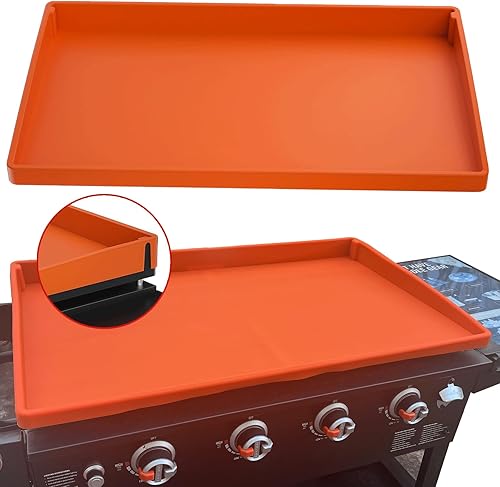 Alfombrilla de silicona para parrilla Blackstone, cobertura completa, cubierta de parrilla, resistente, grado alimenticio, accesorios Blackstone,
