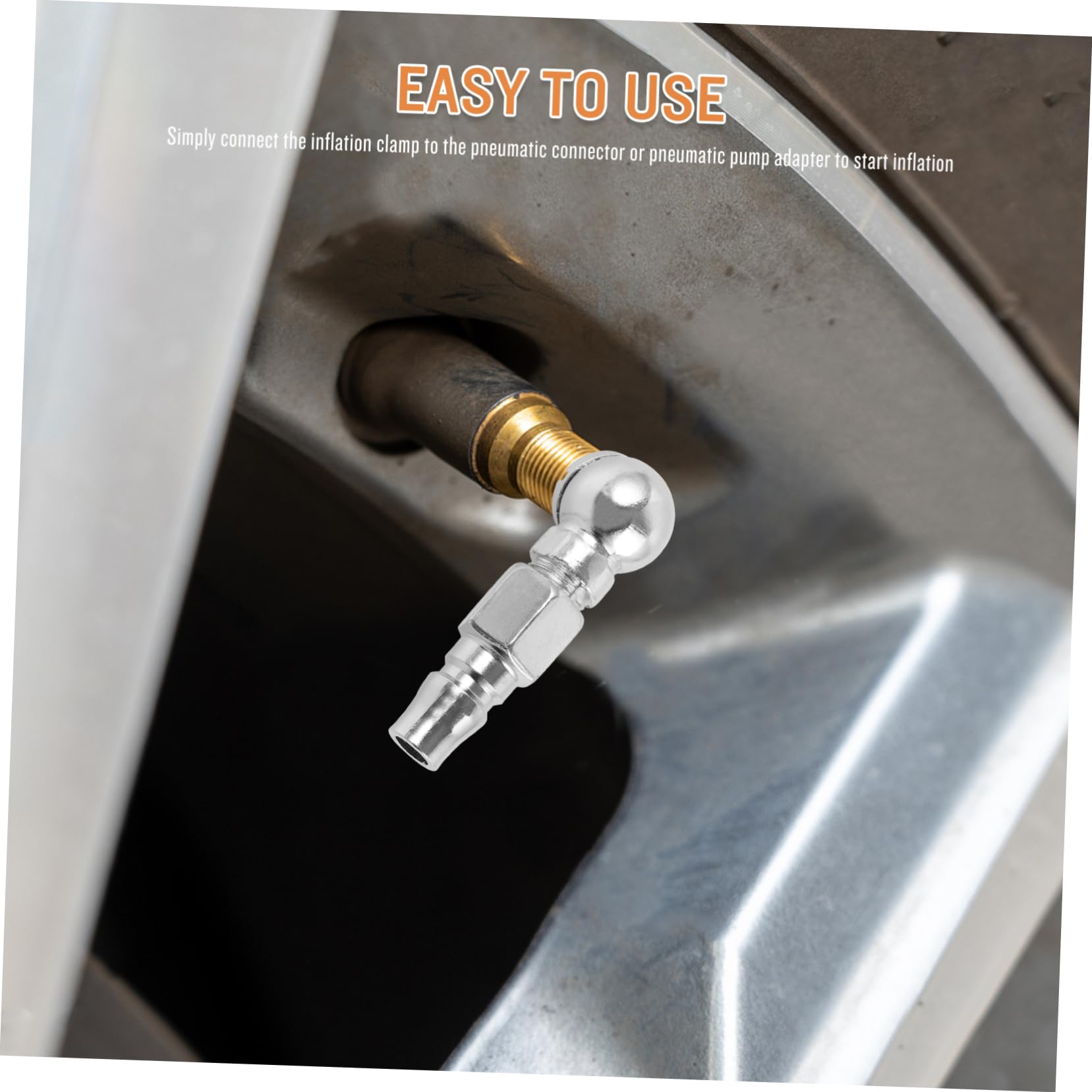 Cabilock Tire Air Chuck Adapter for Quick Connect Portable Tire Inflator Nozzle for Car Tires Durable Design for Fast Inflation Essential Accessory for Air Compressors and Pumps