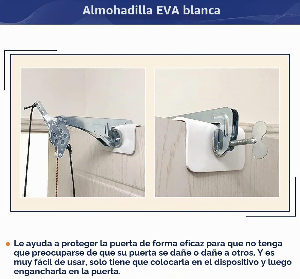 NEPPT Cuello Unidad de tracción cervical Kit sobre la puerta Dispositivo en el hogar Cuello Descompresión espinal Ortopedia Terapia física Tracción en la parte superior Máquina el alivio del dolor