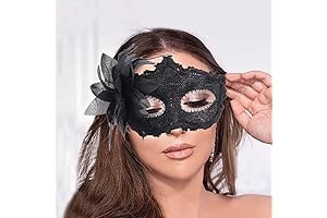 Vibrant Feather Rhinestone Masquerade Mask