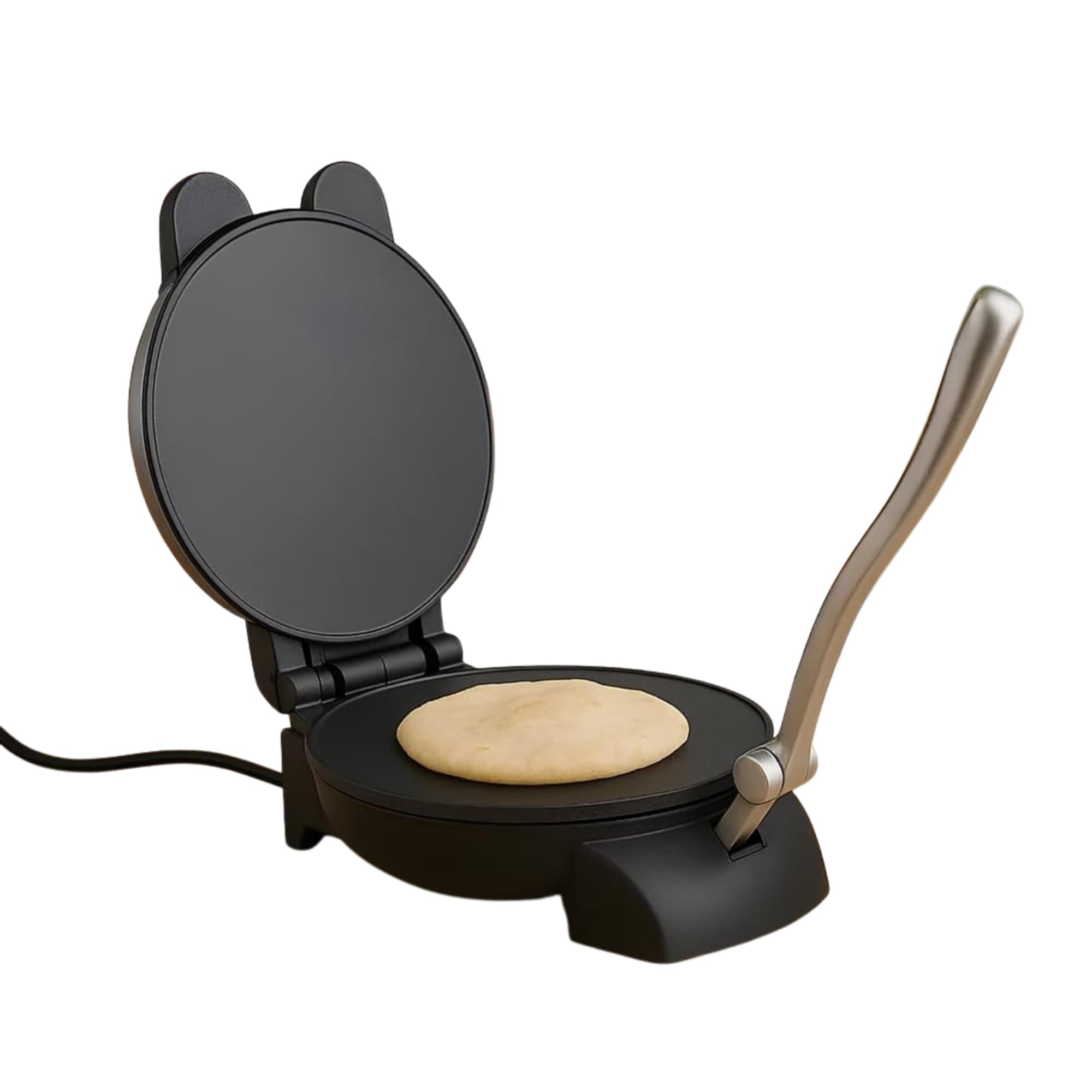 Drumstone (𝐄𝐱𝐥𝐮𝐬𝐢𝐯𝐞 𝟐𝟎 𝐘𝐞𝐚𝐫𝐬 𝐰𝐚𝐫𝐫𝐚𝐧𝐭𝐲)1000W Non-Stick Electric Roti Maker with Adjustable Heat Control, Stainless Steel Body | Roti, Chapati & Khakhra Press-image-32