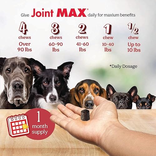 Vista 35 de PHS Joint Max Triple Strength (TS) Masticables suaves para perros, glucosamina, condroitina, MSM, cúrcuma, Omega 3, alivio del dolor de cadera