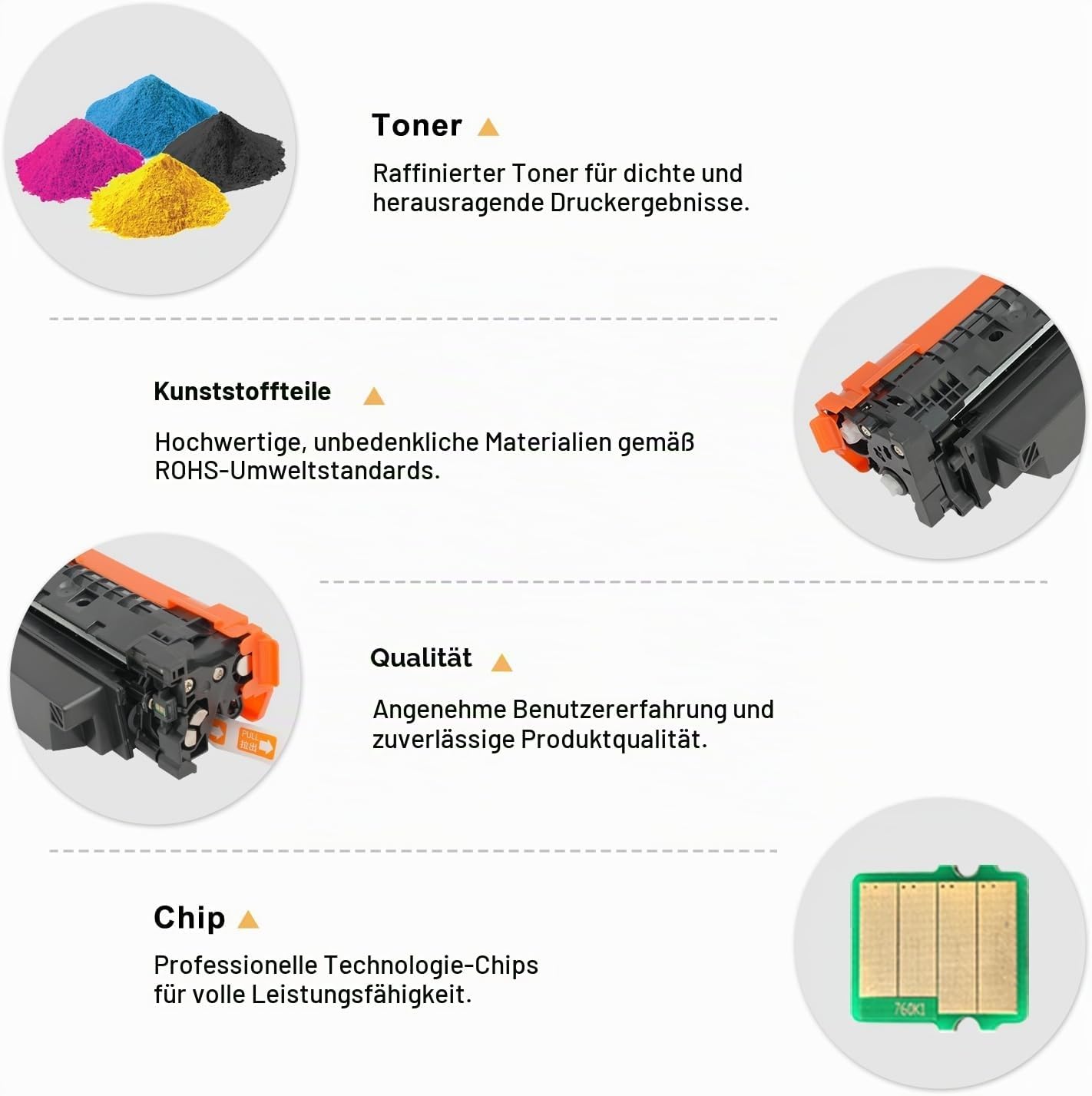 Cool Toner 069 069H - Cartuccia toner compatibile per Canon i sensys MF752cdw 069 069H imageCLASS imageCLASS MF751Cdw MF753Cdw MF752Cdw MF756Cx LBP673Cdw LBP674Cx (nero, ciano, giallo, magenta