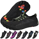 [MIFAWA] マリンシューズ 男女兼用 ウォーターシューズ 水陸両用 ジム 川遊び アクア 滑り止め 通気性 アクアシュノーケリング ビーチ軽量 ヨガ サーフィン 23.0cm-28.0cm