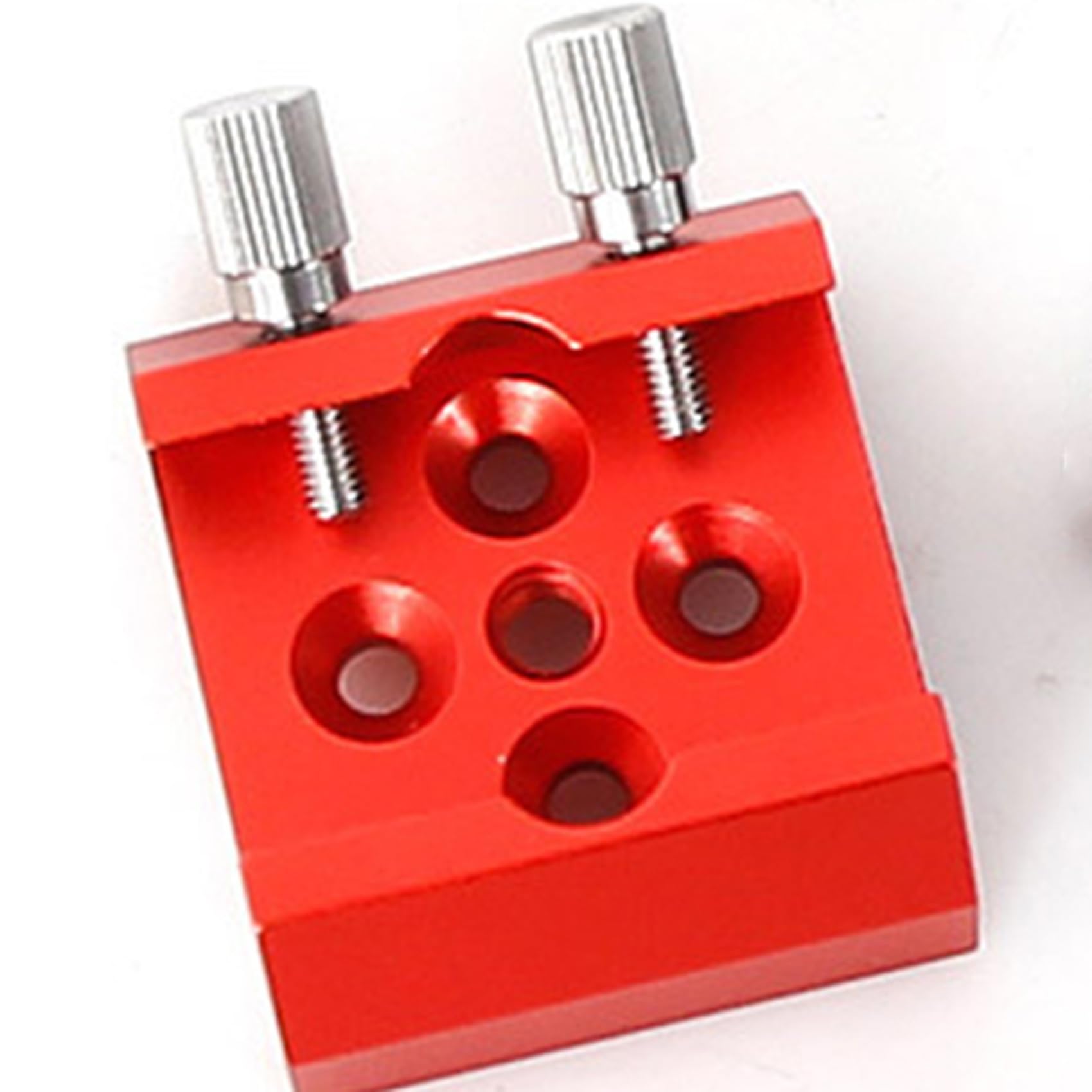 2X Base del Buscador de Telescopios, Ranura en de, Base de ModificacióN de Rosca de 1/4, Accesorios de Montaje para Telescopio AstronóMico, Rojo