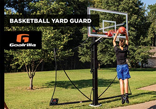 Goalrilla Basketball Yard Guard Easy Fold Defensive Net System Quickly Installs on Any Goalrilla Basketball Hoop