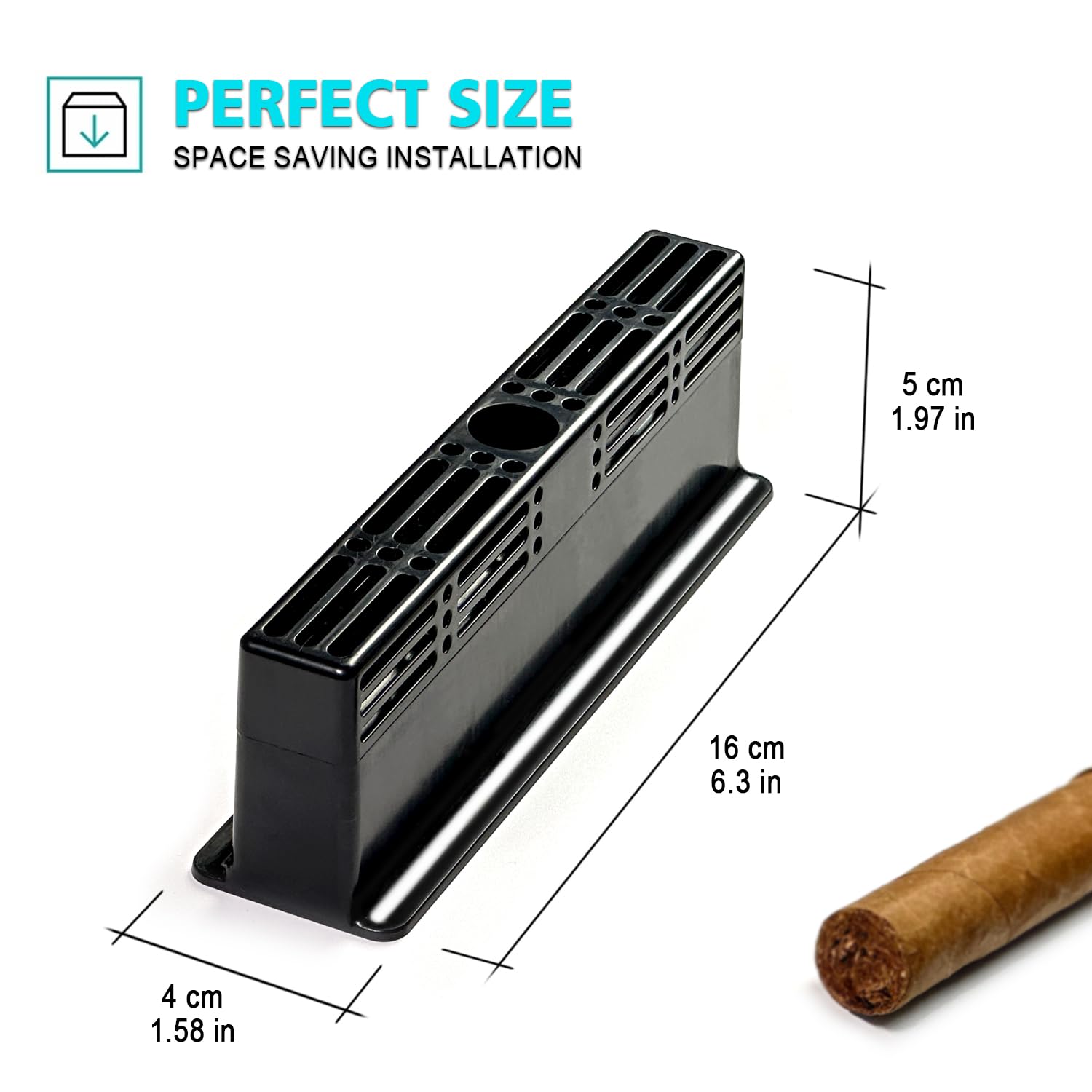 Zigarren Befeuchter für Zigarren-Humidor, Zigarren-Box 3-Wege Luftbefeuchtungssystem für 1-100 Kuba-Zigarren, als Humidor-Teiler, hält 70% RH, Humidor-Luftbefeuchter passend für alle Arten