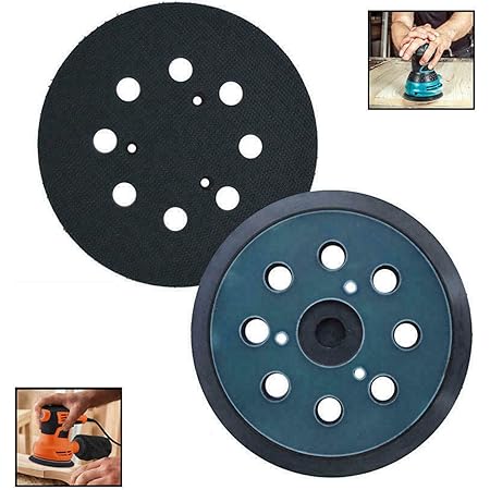 125mm Haftschleifteller Schleifteller Teller Klett 8 Loch für Makita ...