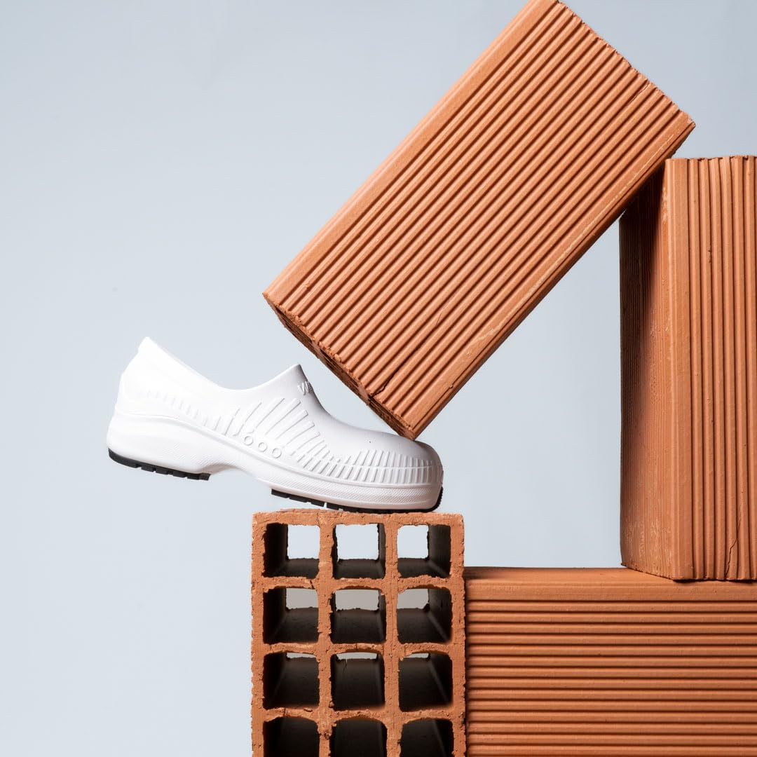 WOCK SECURLITE con Soletta, Scarpe Lavoro Antinfortunistiche Leggere Cucina Uomo e Donna - Antiscivolo SRC, con Puntale di Protezione