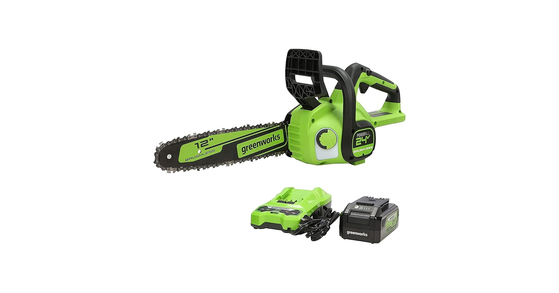 Greenworks(グリーンワークス) 24V充電式電動チェーンソー Amazon | Greenworks(グリーンワークス) 24V充電式電動