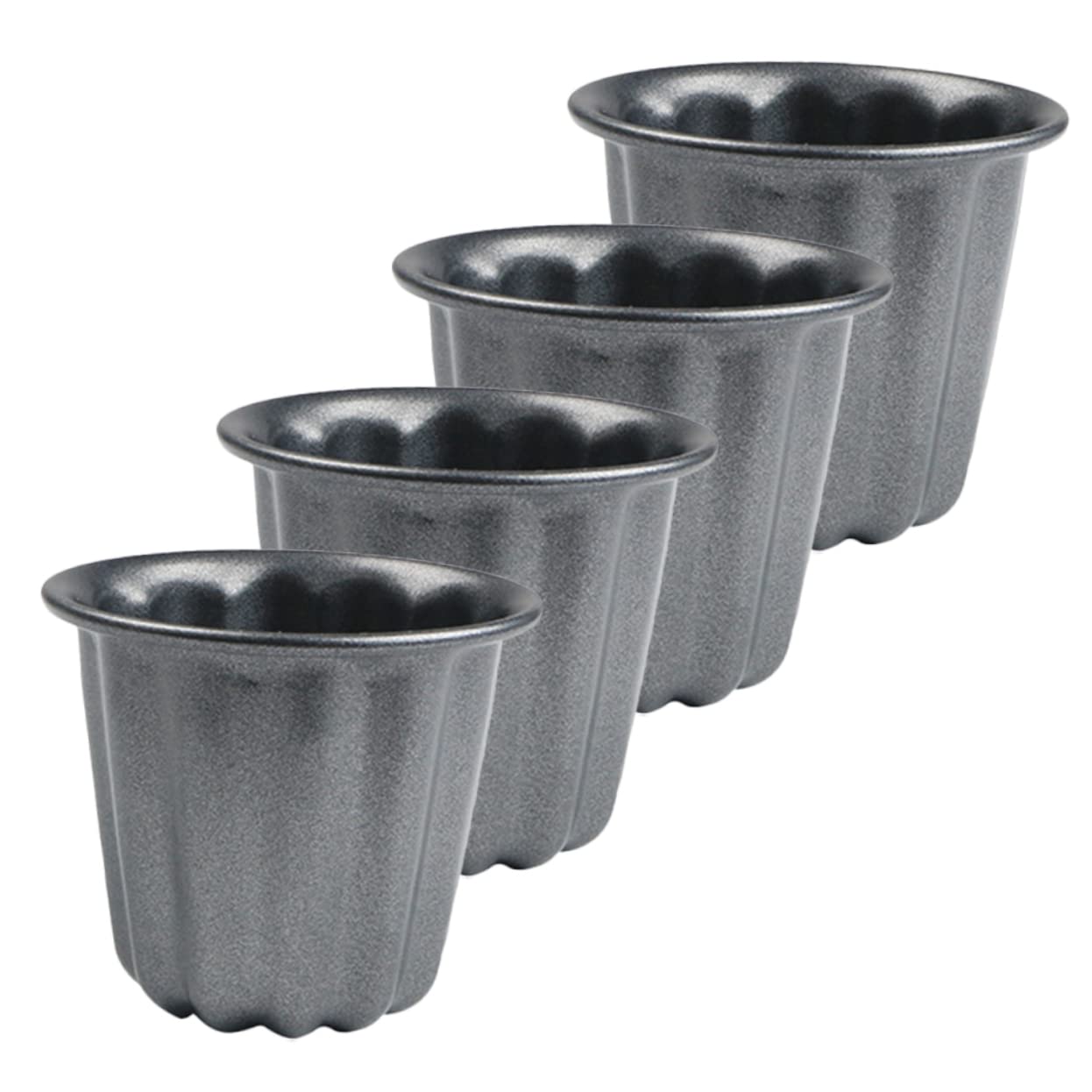 LABRIMP 8pièces Moules à Muffins Antiadhésifs Pour Gâteaux Puddings Et Desserts Ustensiles De Pour Maison Restaurant Et Pâtisserie
