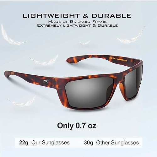 Miniatura 3 de KastKing Huzzah - Gafas de sol deportivas polarizadas para hombres y mujeres, ideales para conducir, pescar, ciclismo y correr, protección UV