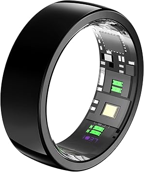 Smart Ring Fitness Tracker Heart Rate Monitor Sleep Tracker Fitness Rings Pedometer Calories Step Counter Sport Waterproof Health Smart Rings for Women Men