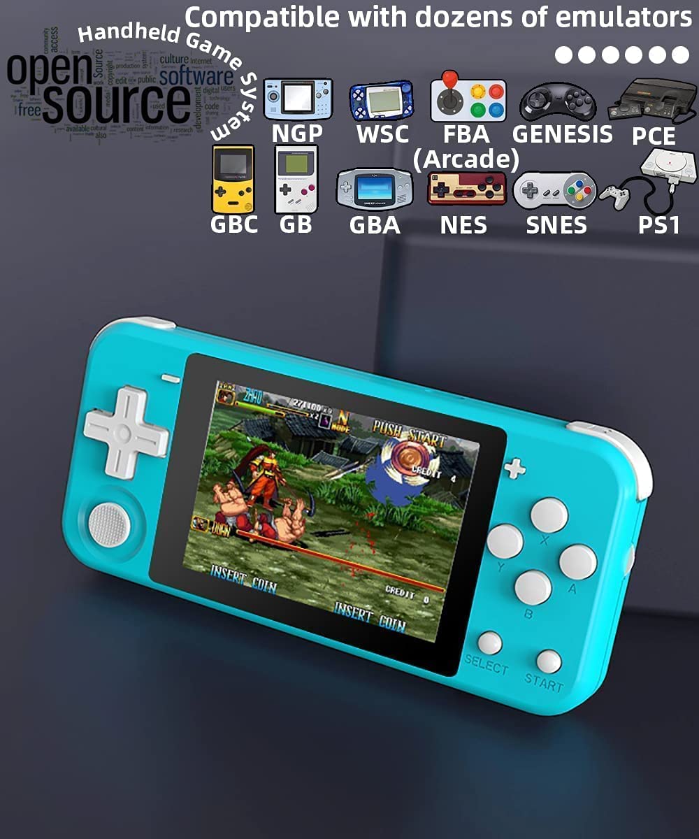 Console per Videogiochi Portatili retrò da 3 Pollici Giochi Classici Integrati Batteria Ricaricabile Console per Videogiochi Portatili in Stile Portatile F,Regalo di Natale per Bambini