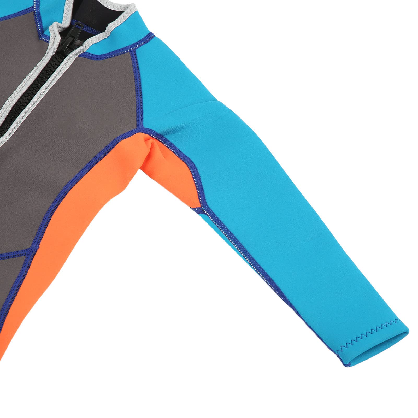 Combinaison de Plongée pour Enfants en Néoprène à Manches Longues, Garde au Chaud, Protection UV pour Garçons et Filles, Taille 6, Idéale pour Le Surf et la Natation