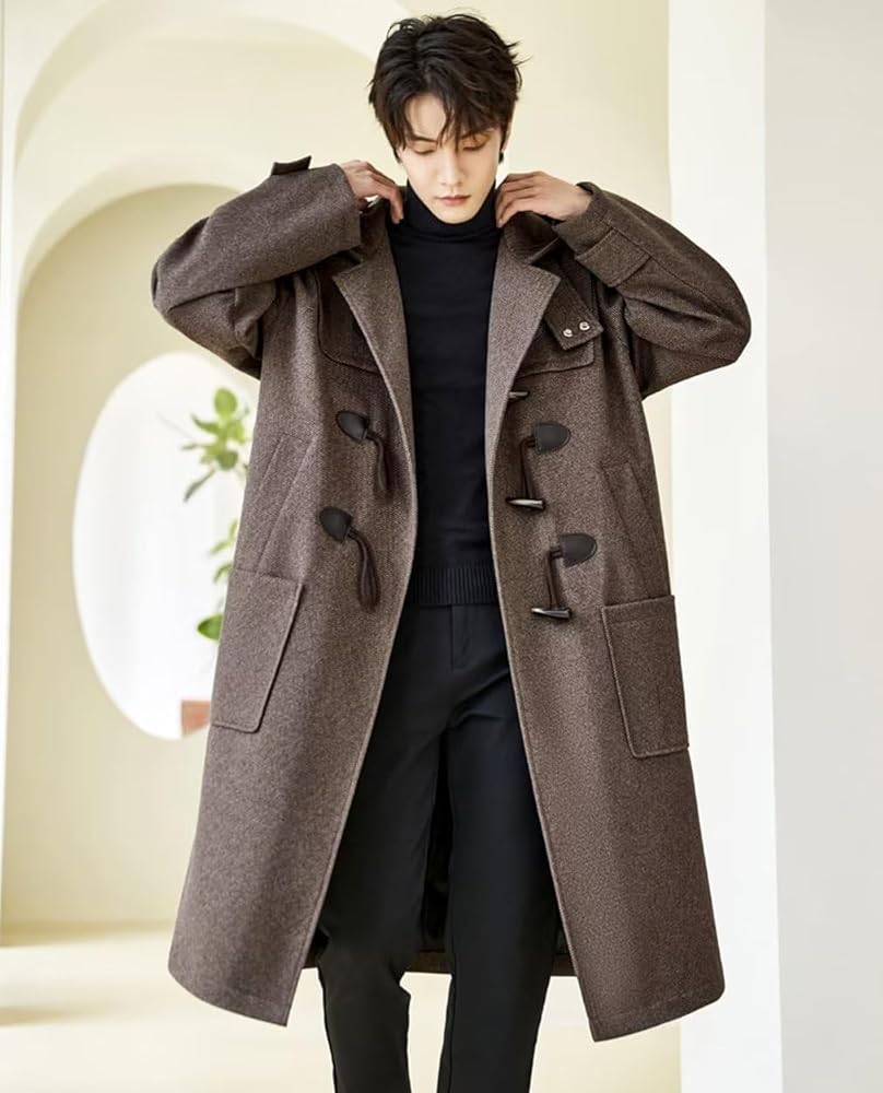 Amazon | [Tasahaya] ラシャコート メンズ ダッフルコート