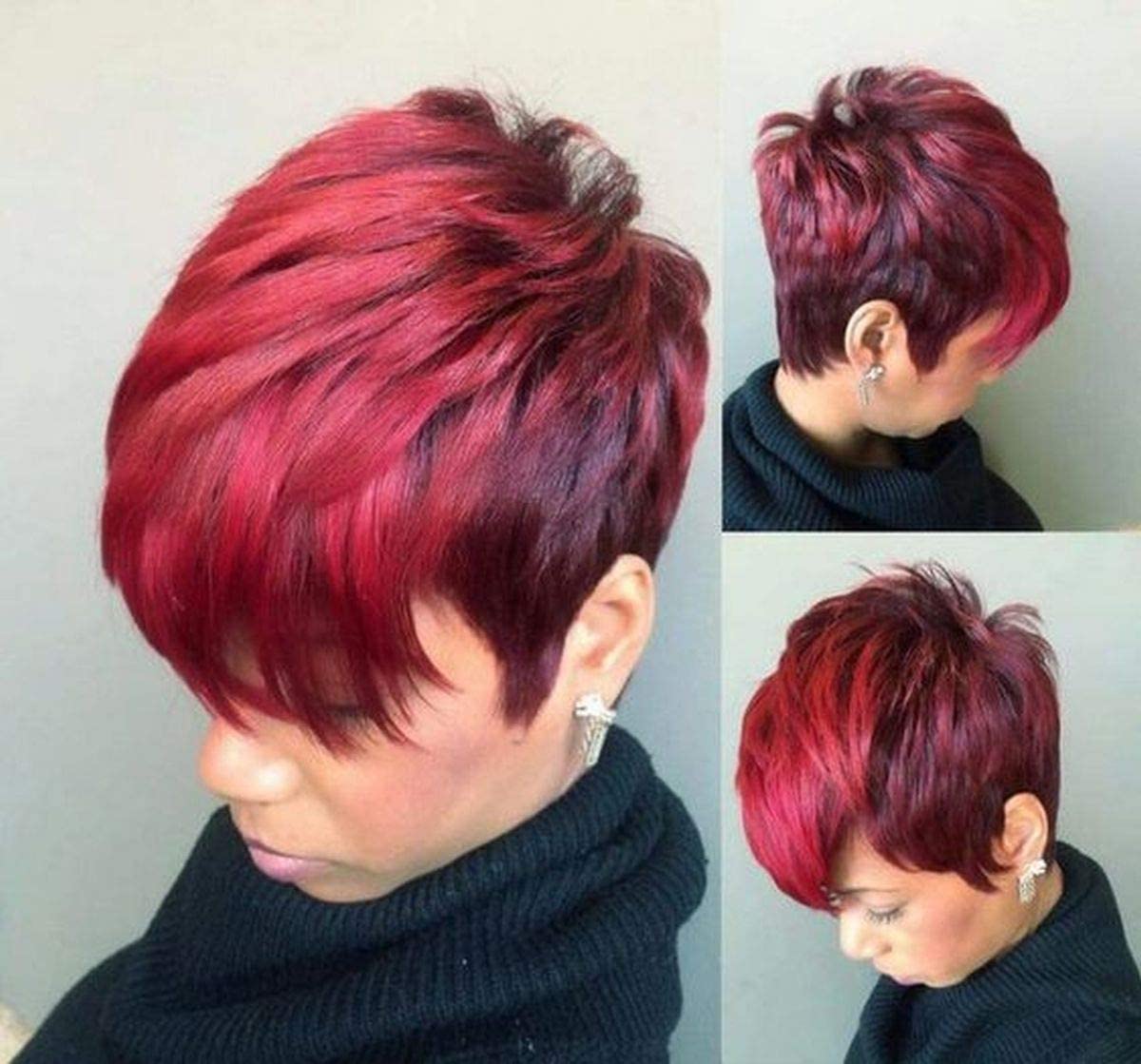 BeiSDWig Short Pixie Cut Hair Wig Synthetic Short Wigs for Black Women 10 Styles Available (BeiSDWig-9359)