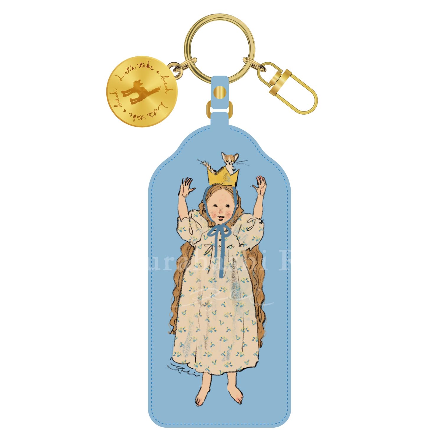 Kurahashi Rei Bag Charm, Blue